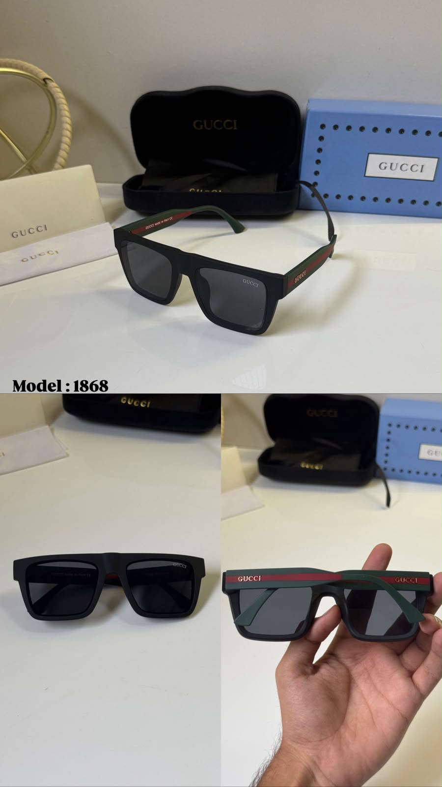 Guccii 1868 Balck/Green