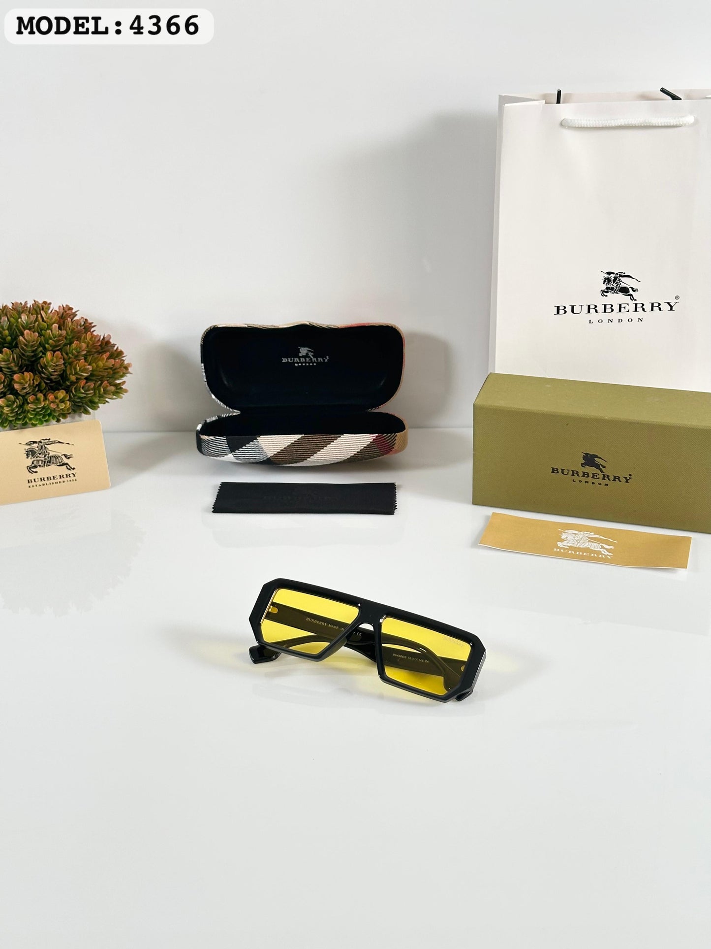 Burrberry 4366 Black/Yellow