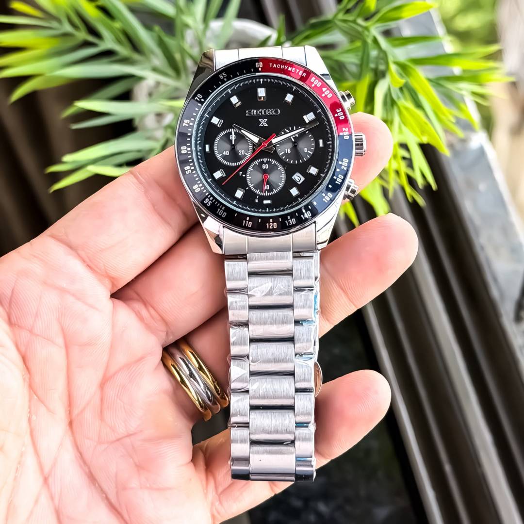 Seiiko Prospex Silver Quartz (Premium Quality )