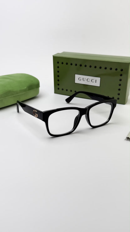 Guccii Logo Frame Black
