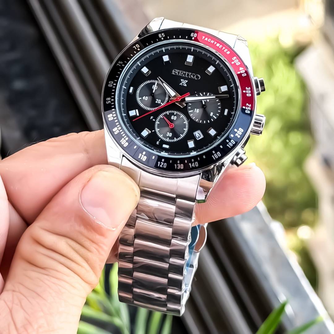 Seiiko Prospex Silver Quartz (Premium Quality )