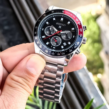 Seiiko Prospex Silver Quartz (Premium Quality )