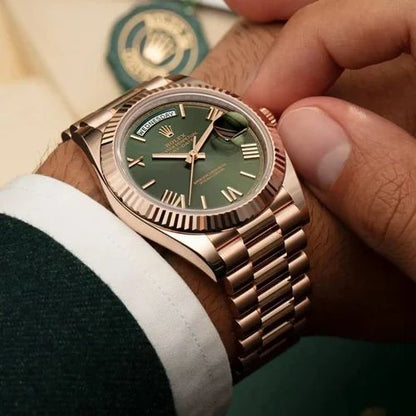 ROLEXX DAY DATE 40 EVEROSE GOLD